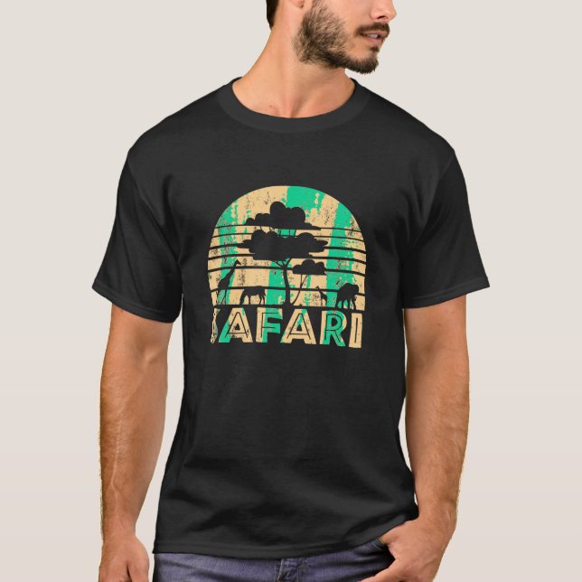 Safari Squad Animal African Family Vacation Summer T-Shirt (Front)