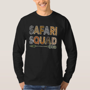 Safari Squad Wild Animal Tourist Travel Kid And Yo T-Shirt