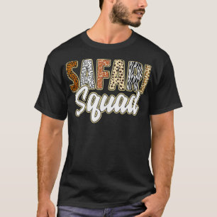 Safari Squad Zoologist Animals Zoo Lovers Summer V T-Shirt