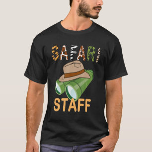 Safari Staff  Safari Birthday  Zoo Birthday T-Shirt