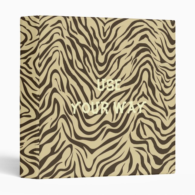 Safari Theme USE YOUR WAY! Avery Binder (Front/Spine)