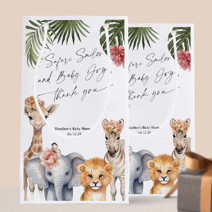 Safari Themed Baby Girl Shower favor Goodie bag
