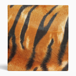 Safari Tiger Stripes Print Binder