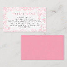 Safari Toile De Jouy Baby Shower Book Request