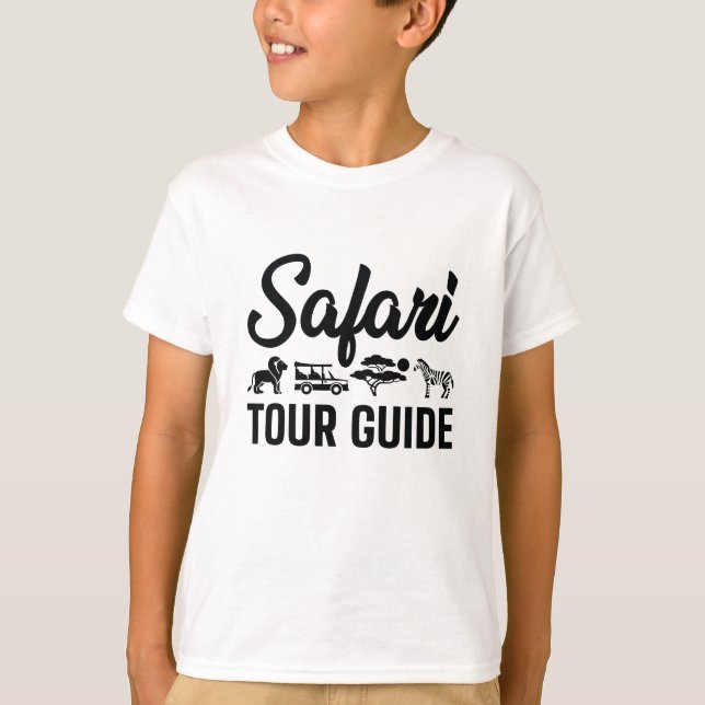 Safari Tour Guide T-Shirt (Front)