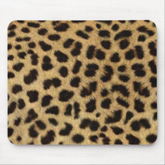 safari wild animal leopard print mouse pad
