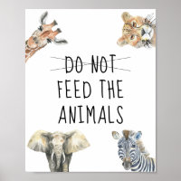 Safari wild animals - Don't FEED THE ANIMALS GAME
