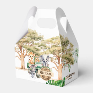 Safari Wild One Birthday Favor Box