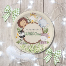 Safari Wild One Watercolor 1st Birthday