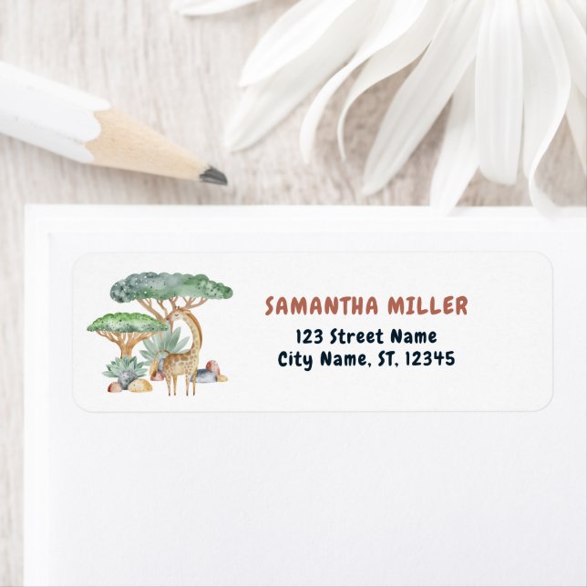 Safary Animaux Baby shower (En situation)