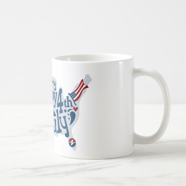 Safe And Happy 4th Of July Coffee Mug (Right)