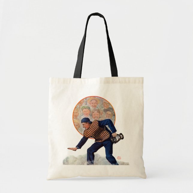 Safe at the Plate Tote Bag (Front)