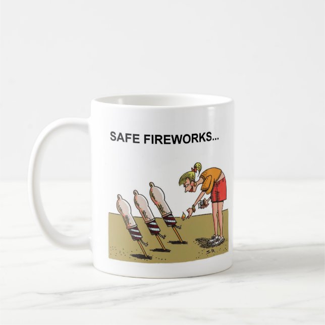 Safe Fireworks mug (Left)