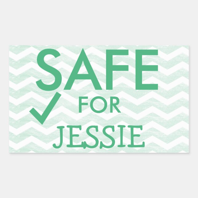 Safe Food Stickers for Special Diets (Front)