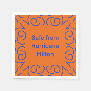 Safe from Hurricane Milton Napkin