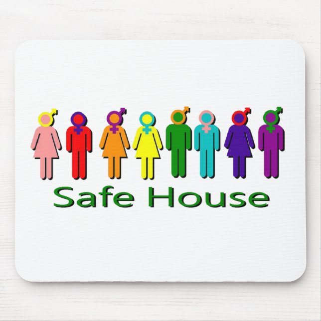 Safe House Mouse Pad (Front)