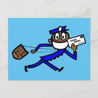 Safe Mail Carrier Postcard