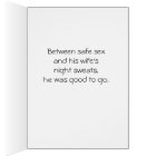 Safe Sex/menopause card