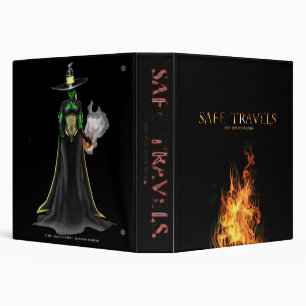 SAFE TRAVELS Witch VII & cover logo binder