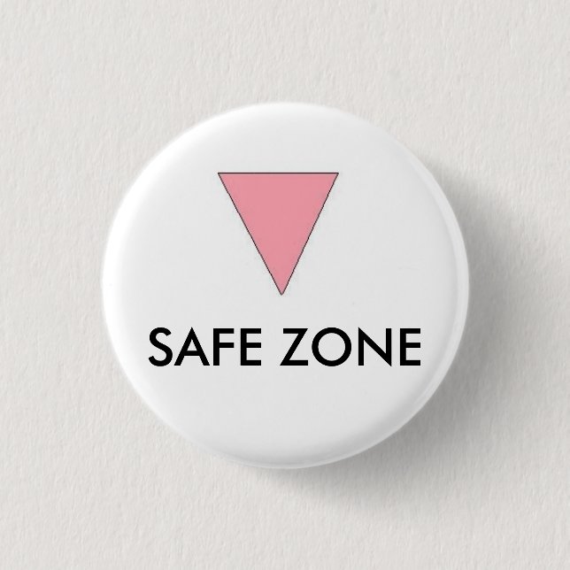 SAFE ZONE 1 INCH ROUND BUTTON (Front)