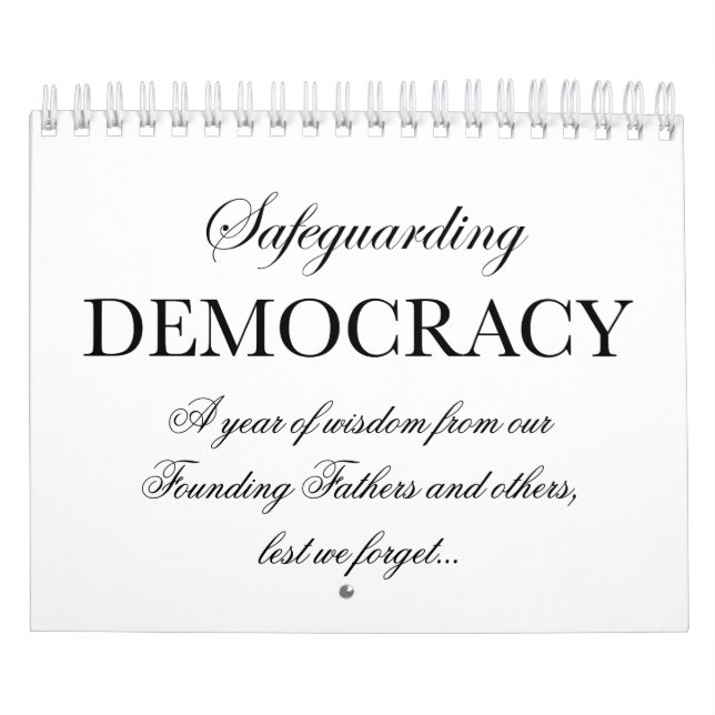 Safeguarding Democracy Calendar (Cover)