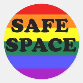 safespace classic round sticker