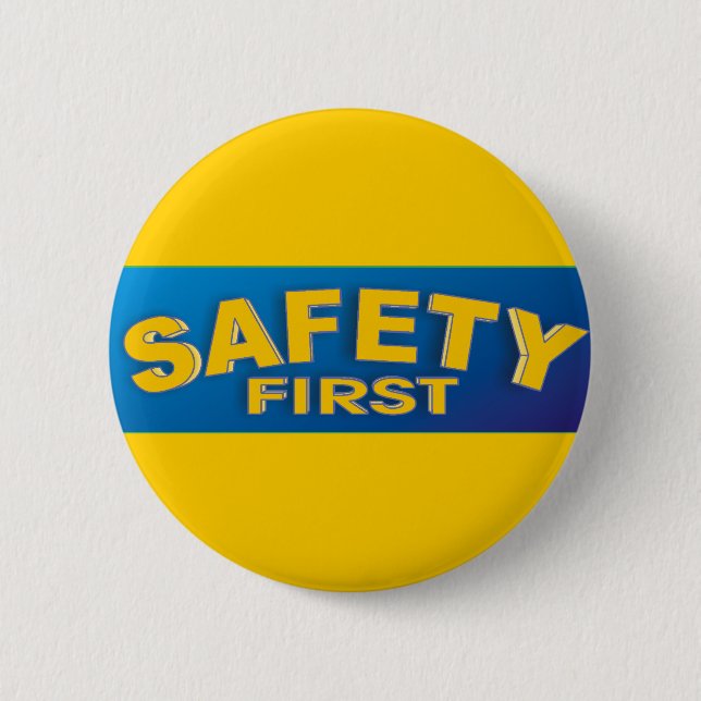 Safety 1st 2 inch round button (Front)