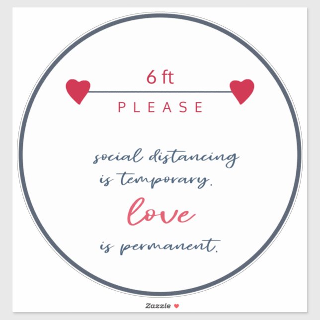 Safety 6 ft distance covid -19 floor marker store (Sheet)