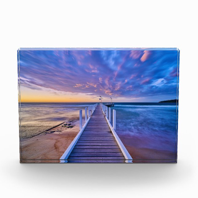 Safety Beach Jetty Sunset Photo Block (Front)