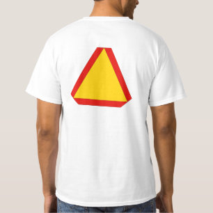 Safety Biking walking jogging Slow Moving Sign T-Shirt