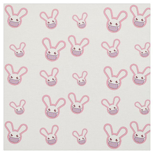 Safety Bunny Fabric (Swatch)