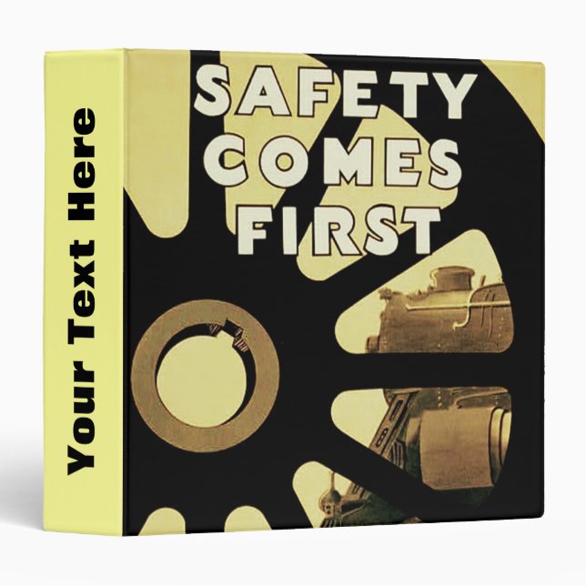 Safety Comes First Binder (Front/Spine)