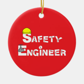 Safety Engineer Bandages Ceramic Ornament