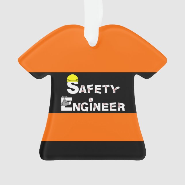 Safety Engineer Bandages Ornament (Front)