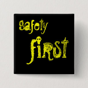 Safety First 2 Inch Square Button