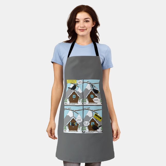 Safety First Comic Apron (Worn)