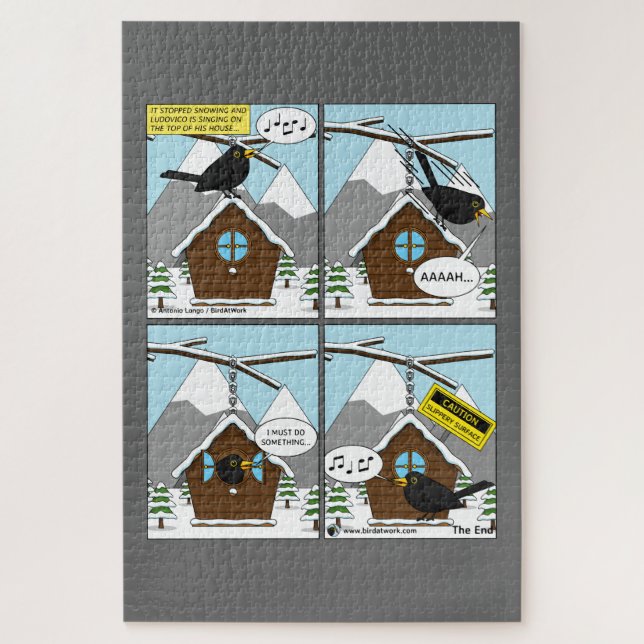 Safety First Comic Jigsaw Puzzle (Vertical)