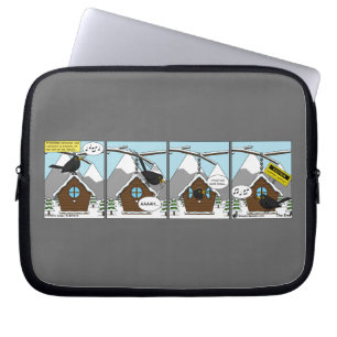 Safety First Comic Laptop Sleeve