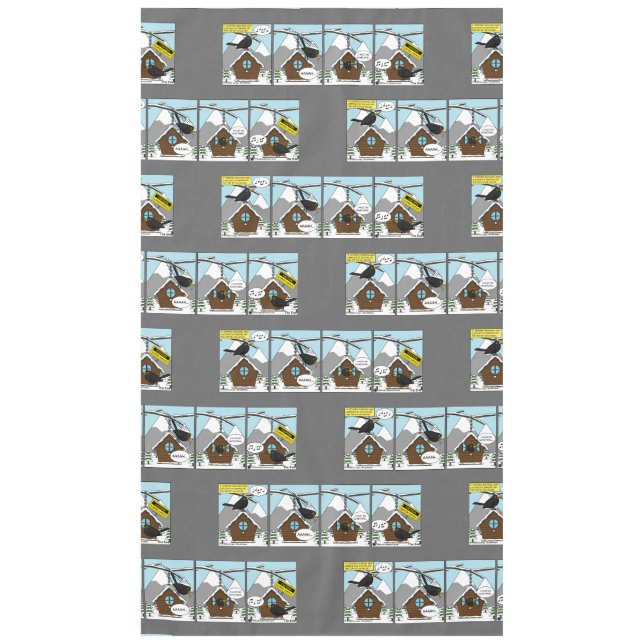 Safety First Comic Tablecloth (Front)