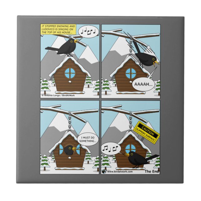 Safety First Comic Tile (Front)