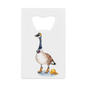 Safety Goose Credit Card Bottle Opener