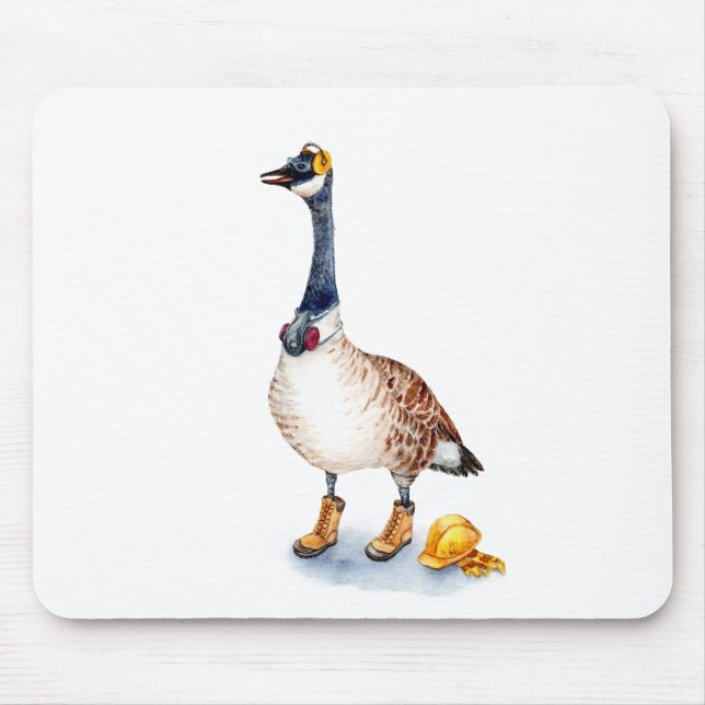 Safety Goose Mouse Pad (Front)