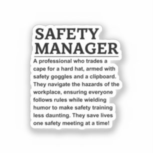 Safety manager
