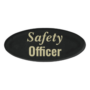 Safety Officer Name Tag