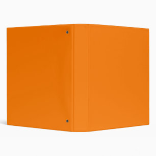 Safety Orange Solid Color Binder