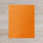 Safety Orange Solid Colour Jigsaw Puzzle<br><div class="desc">Safety Orange Solid Colour</div>