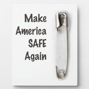 Safety Pin Plaque