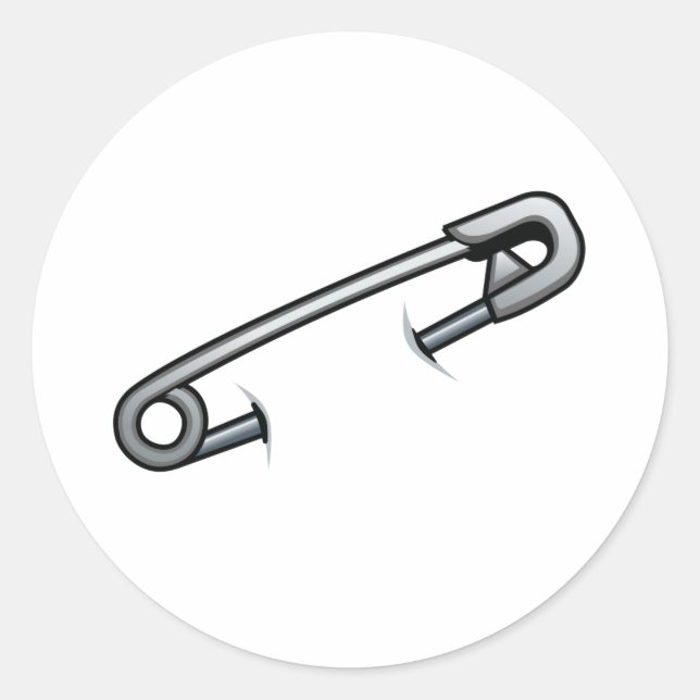 Safety pin solidarity sticker (Front)