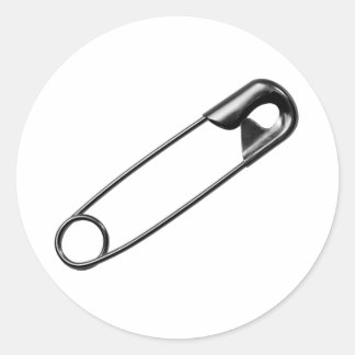 Safety Pin Sticker Large