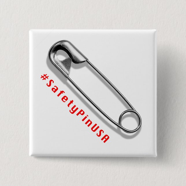 "Safety Pin USA Campaign" Button (Front)